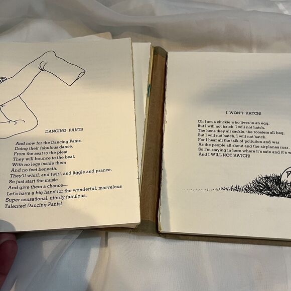 Runny Babbit A Billy Sook by Shel Silverstein First Edition 2005 HC & Where The - Picture 7 of 8